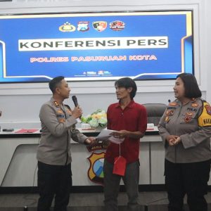 Polres Pasuruan Kota Bongkar Jaringan Curanmor, Tersangka dan Penadah Diamankan