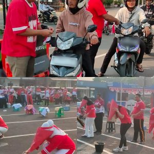 Uji Praktik SIM Colombo Berubah Jadi Arena Tawa, Masker Kerucut hingga Bola Daster Goyang Surabaya