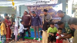 Ketua Yayasan LKSA IZMI Apresiasi Kepedulian AlapAlapNews Group di Anniversary ke-1