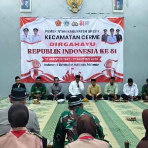 Malam Tasyakuran HUT RI ke-81, Muspika se-Kabupaten Gresik Gelar Doa Bersama