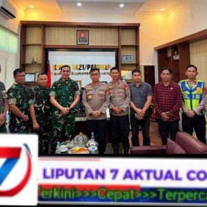 Kapolres Pangkep Silaturahmi ke Kodim 1421 Pangkep, Perkuat Sinergitas TNI-Polri