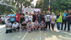 PEMBUKAAN TURNAMEN BOLA VOLI ANTAR RT SE-DESA MEKAR JAYA Dalam Rangka Memeriahkan HUT Kemerdekaan Republik Indonesia ke-81